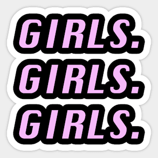 Girls. Sticker